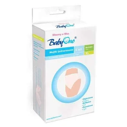 Chiloti de unica folosinta pentru gravide, marimea L, 5 bucati, Babyono — preț și oferte