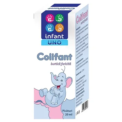 Colifant reducerea colicilor, 20 ml, Infant Uno — preț și oferte