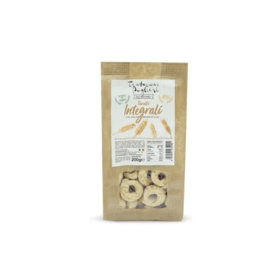 Covrigei cu faina integrala si ulei extra vergin de masline, 200 gr, Tentazioni Pugliesi — preț și oferte