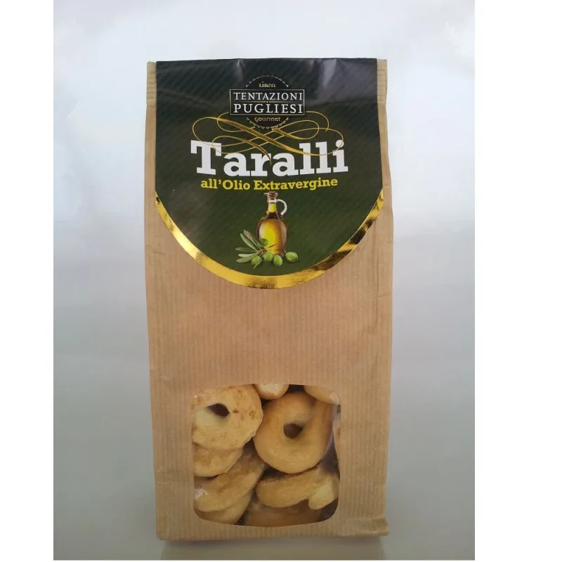Covrigei cu ulei extra virgin de maslini Tiralli Gourmet, 250 g, Tentazioni Pugliesi — preț și oferte