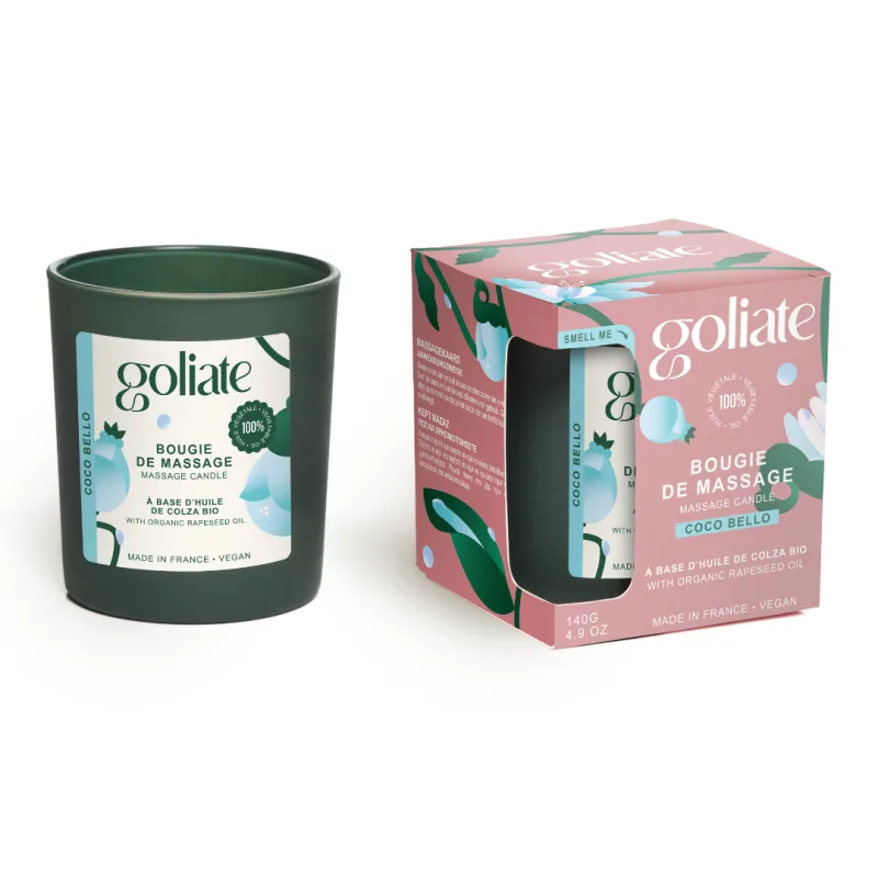 Lumanare pentru masaj Coco Bello 140 g, Goliate — preț și oferte