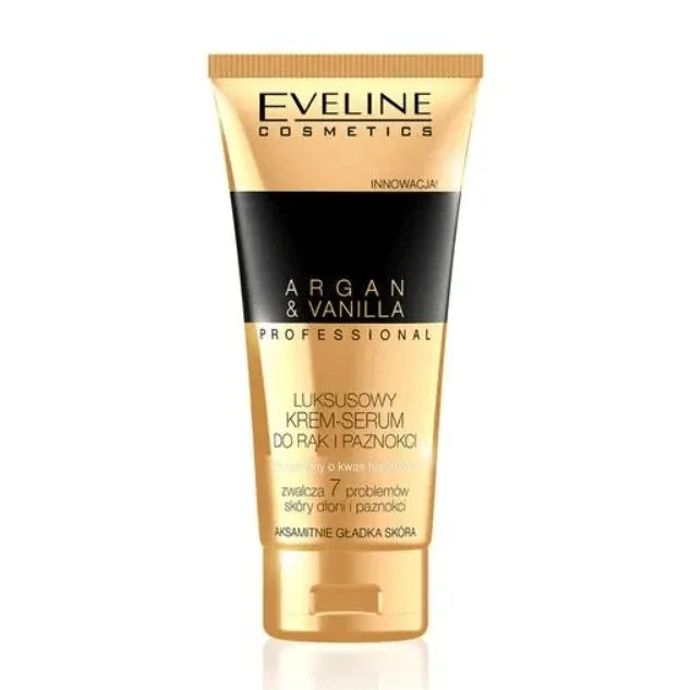Crema+ser de maini cu argan si vanilie, 100 ml, Eveline — preț și oferte