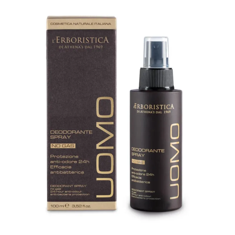 Deodorant spray fara gaz pentru barbati, 100ml, Erboristica — preț și oferte