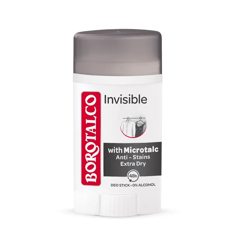 Deodorant stick Invisible, 40ml, Borotalco — preț și oferte
