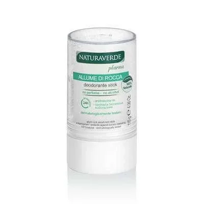 Deodorant stick piatra de alaun, 115 gr, Naturaverde — preț și oferte