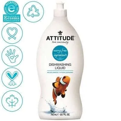 Detergent lichid pentru vase Flori de camp, 700 ml, Attitude — preț și oferte
