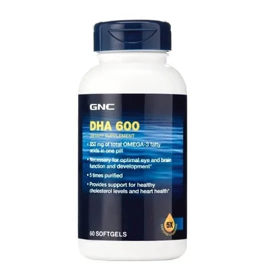 DHA 600 mg, 60 capsule, GNC — preț și oferte