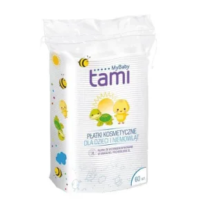 Dischete din bumbac pentru bebelusi, 60 buc, Tami