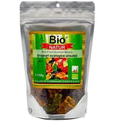 Drajeuri ecologice ursuleti, 150 g, Bio Natur — preț și oferte