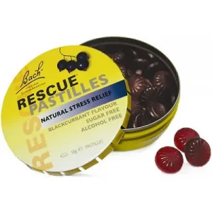 Dropsuri cu aroma de coacaze negre, 50 gr, Rescue Remedy