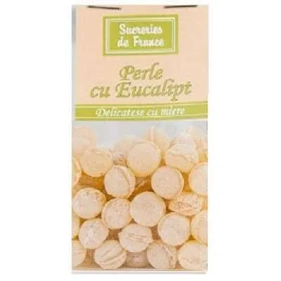 Dropsuri cu miere si esenta naturala de eucalipt, 100 g, Apidava Apidava Cosmetic Line — preț și oferte