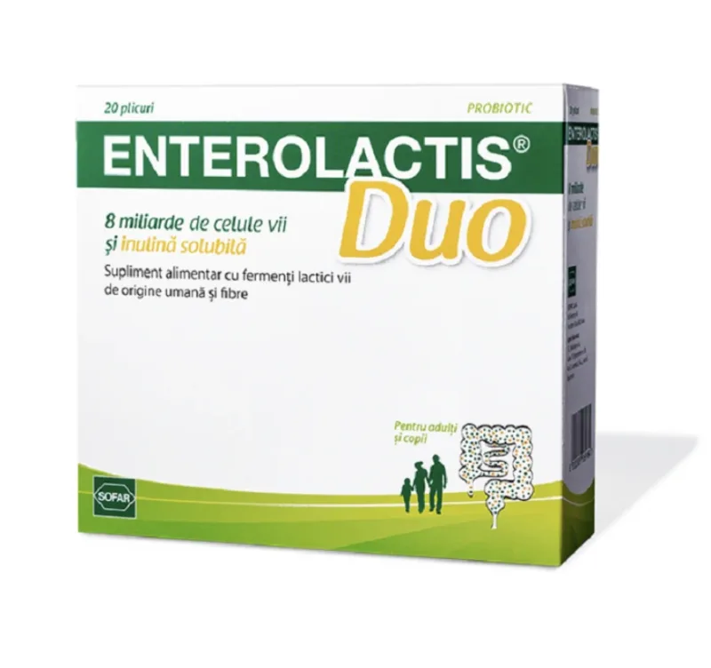 Enterolactis Duo, 20 pliculețe, Sofar — preț și oferte