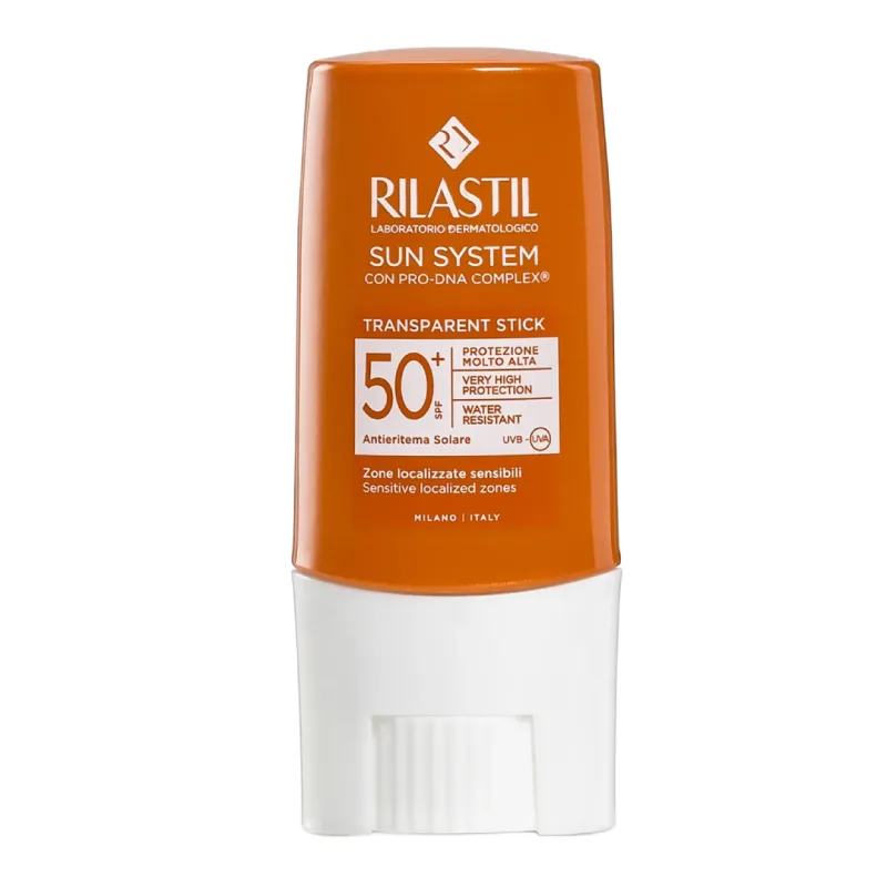 Stick transparent pentru protectia solara SUN SYSTEM, SPF50+, 8.5 ml, RILASTIL — preț și oferte