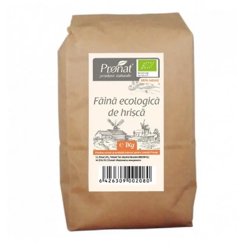 Faina Bio din hrisca, 1 kg, Pronat — preț și oferte