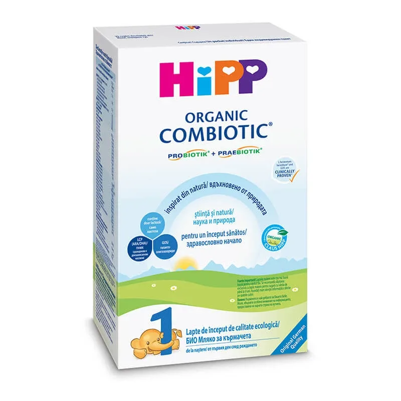 Formula de lapte de inceput Organic Combiotic 1, +0 luni, 300 g, Hipp — preț și oferte