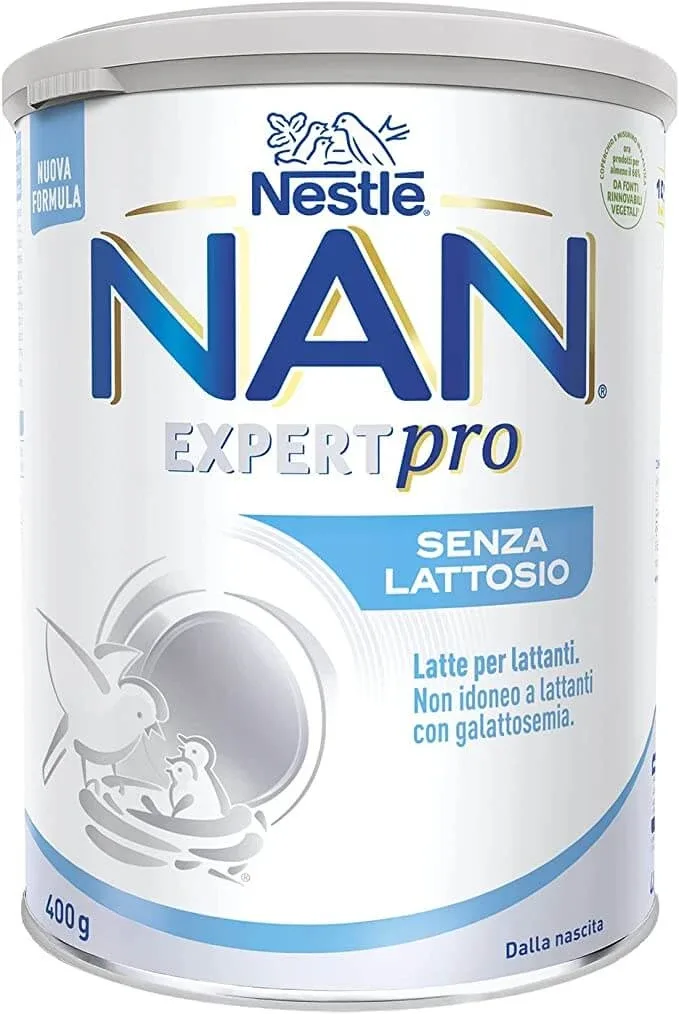 Formulă de lapte fără lactoză Nan, +0 luni, 400 g, Nestlé — preț și oferte