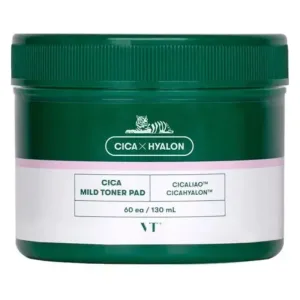 Dischete exfoliante Cica Mild Toner Pads, 60 bucati, VT Cosmetics