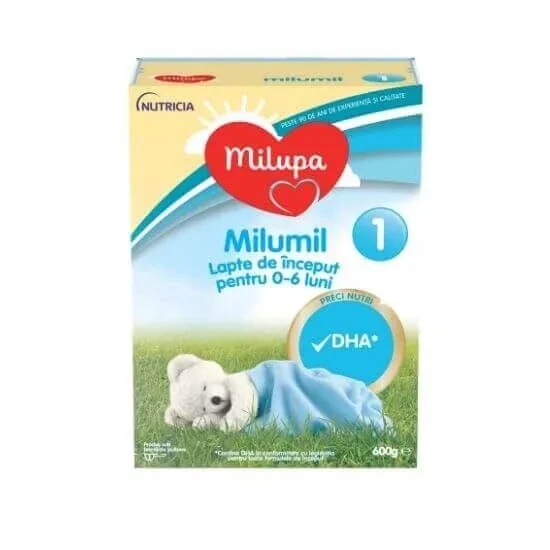 Formula lapte de inceput Milumil PreciNutri, 0-6 luni, 600 g, Milupa — preț și oferte