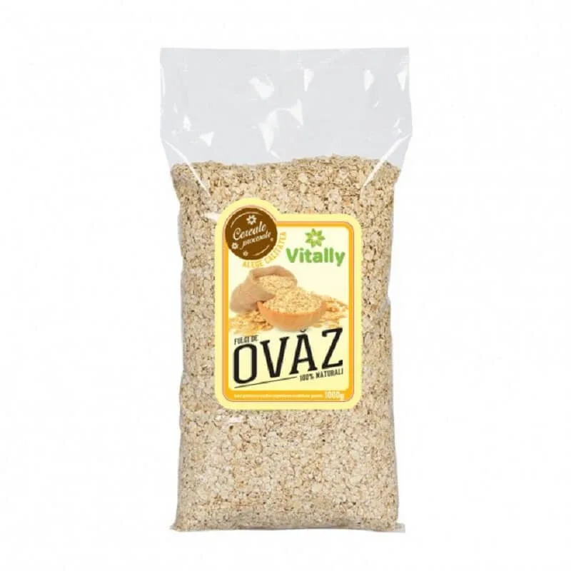 Fulgi de ovaz, 1000 gr, Vitally — preț și oferte