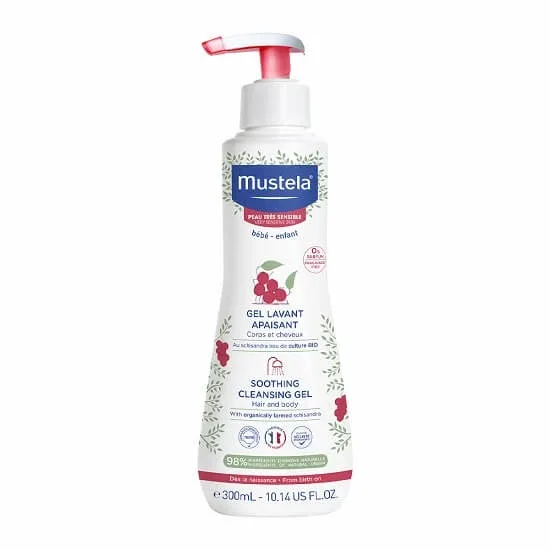 Gel de curatare calmant pentru piele sensibila, +0 luni, 300 ml, Mustela — preț și oferte