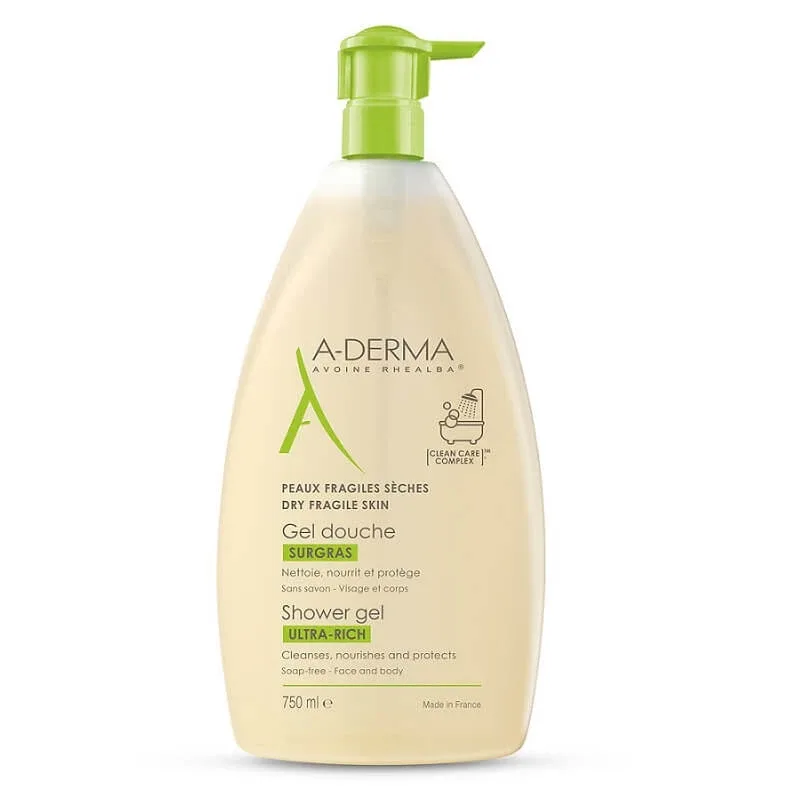 A-Derma Ultra-Rich Gel de dus, 750 ml — preț și oferte