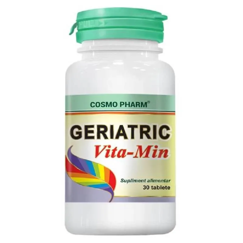 Geriatic Vita-Min, 30 tablete, Cosmopharma — preț și oferte