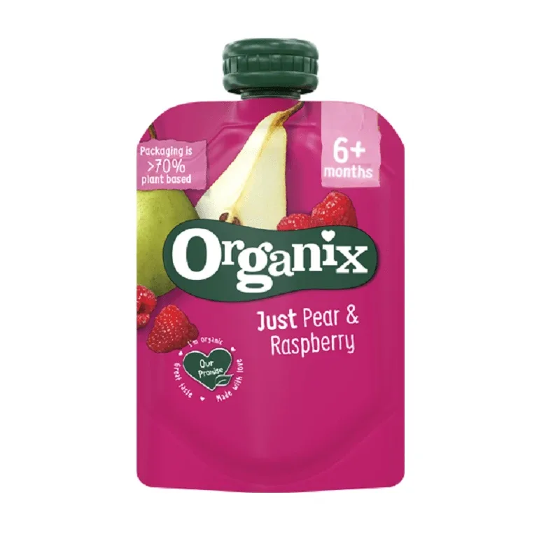 Gustare din pere si zmeura, 100 gr, Organix — preț și oferte