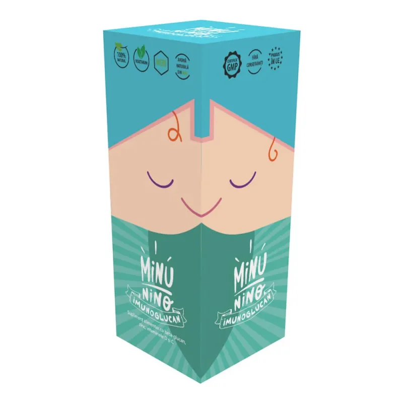 Imunoglucan sirop Minunino, 120ml, Medimow — preț și oferte