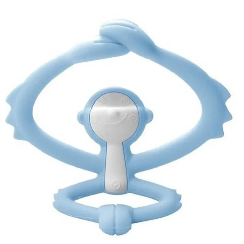 Inel gingival din silicon Maimutica, bleu, Mombella — preț și oferte
