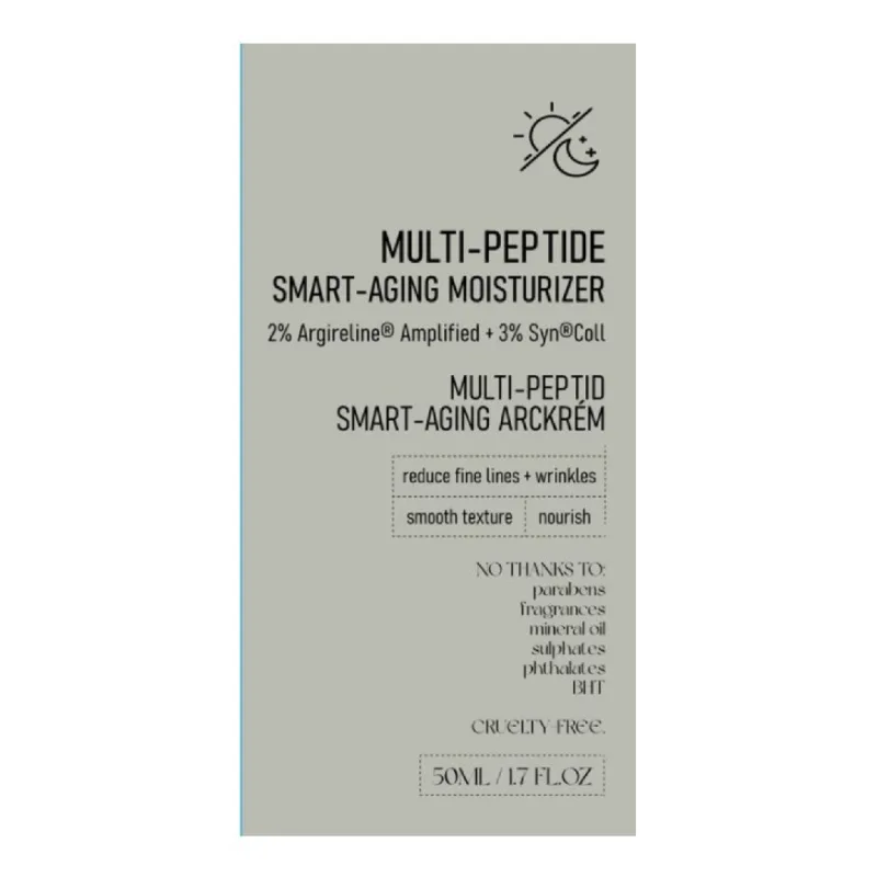 Crema hidratanta anti-imbatranire Smart Aging Multi-Peptide, 50 ml, Nerds — preț și oferte