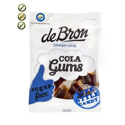 Jeleuri gumate cu aroma de cola, 100 g, DeBron — preț și oferte