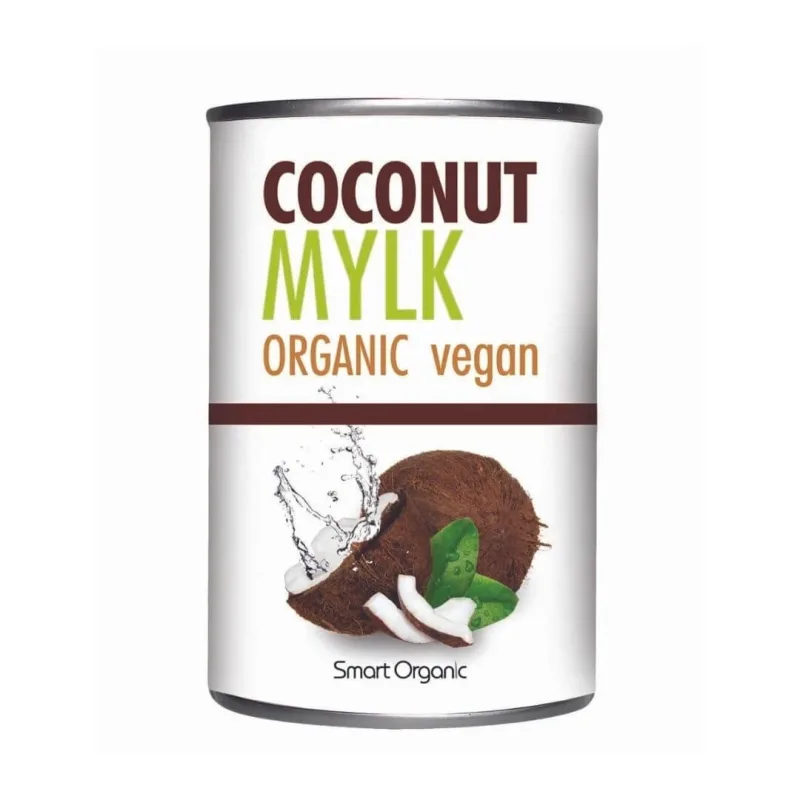 Lapte de cocos Bio, 400 ml, Smart Organic — preț și oferte