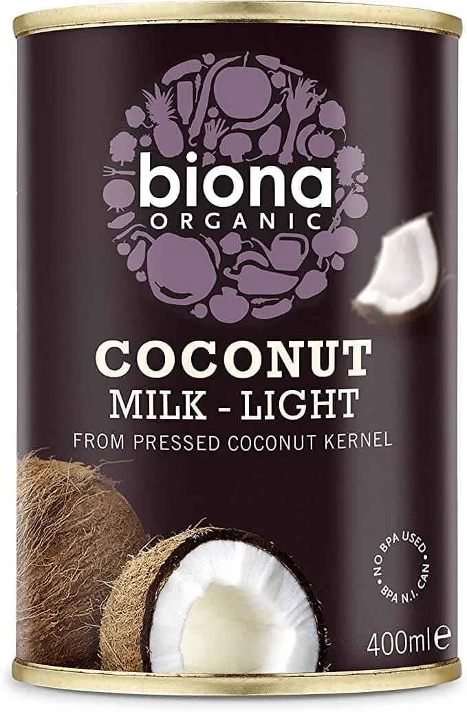 Lapte de cocos Light Organic, 400 ml, Biona — preț și oferte