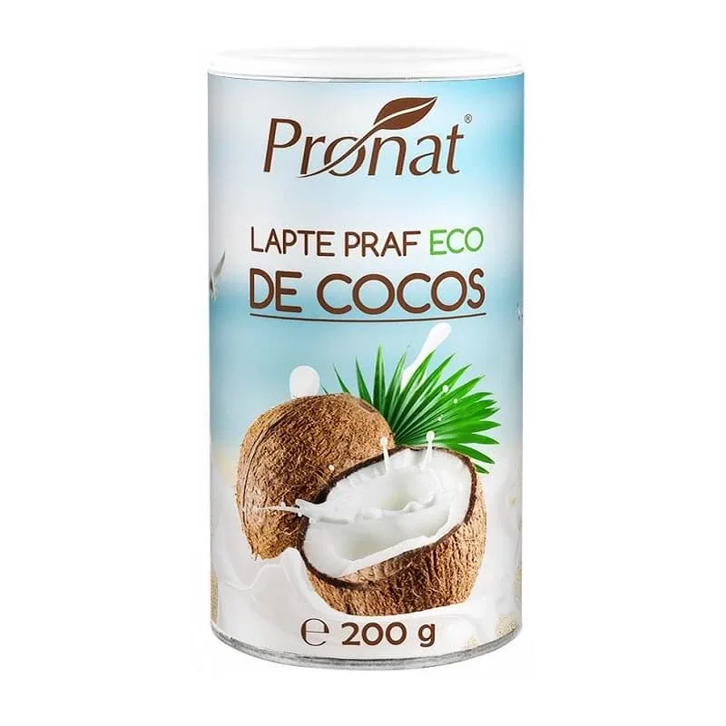 Lapte praf ecologic de cocos, 200 gr, PRN0363, Pronat — preț și oferte