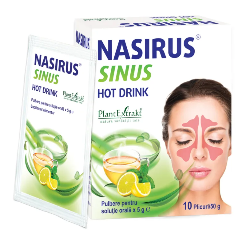 Nasirus Sinus Hot drink, 10 plicuri, Plant Extrakt PLANTEXTRAKT — preț și oferte