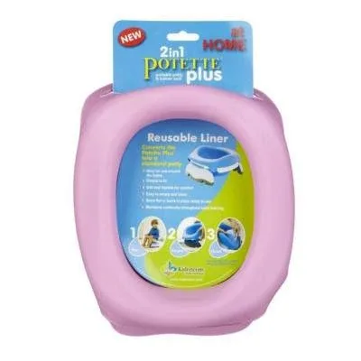 Liner reutilizabil de silicon, roz, Potette Plus — preț și oferte
