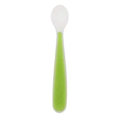 Lingurita din silicon verde, +6 luni, Chicco — preț și oferte
