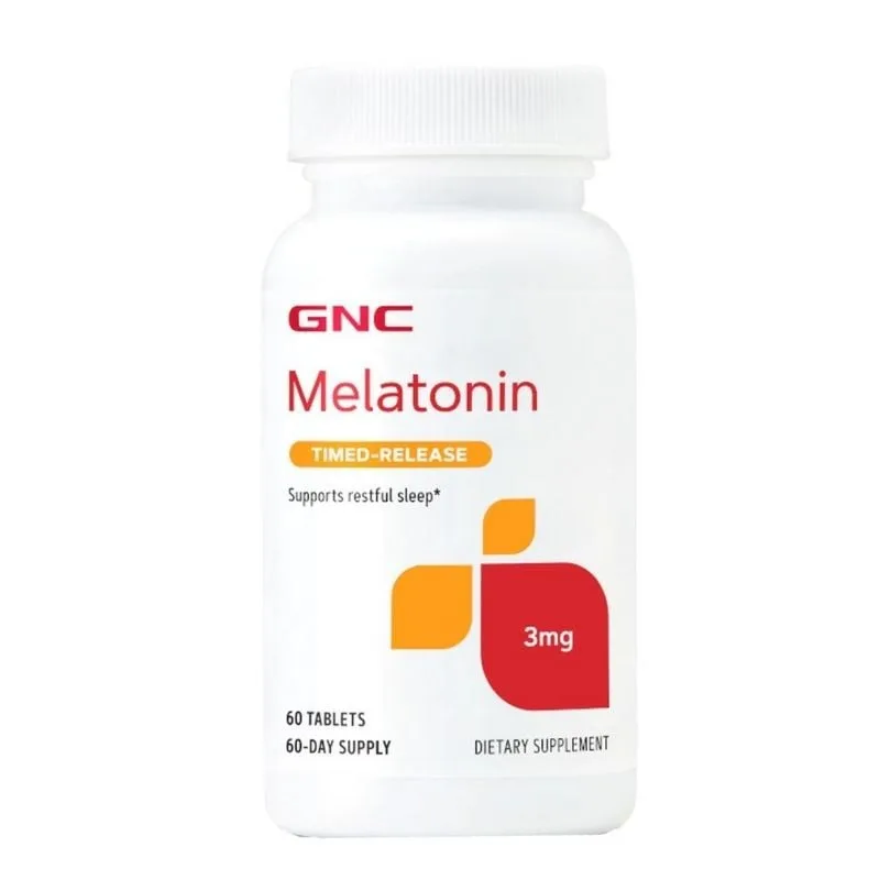 GNC Melatonina, pentru somn odihnitor, 60 tablete GENERAL NUTRITION CORPORATION — preț și oferte