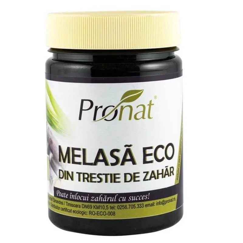 Melasa Eco din trestie de zahar, 400 gr, Pronat — preț și oferte