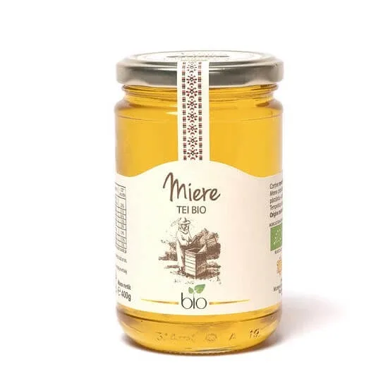 Miere bio de Tei, 400 gr, Apisrom — preț și oferte