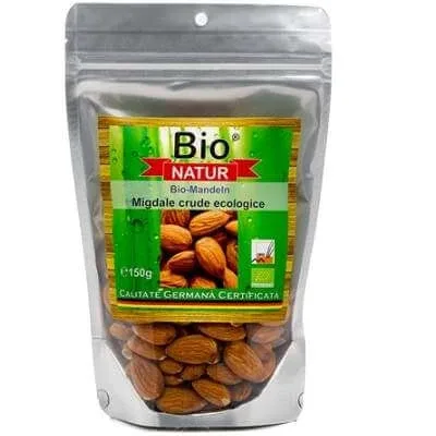 Migdale crude Bio, 150 g, Bio Natur — preț și oferte