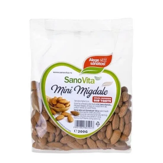 Mini migdale, 200 gr, Sanovita — preț și oferte