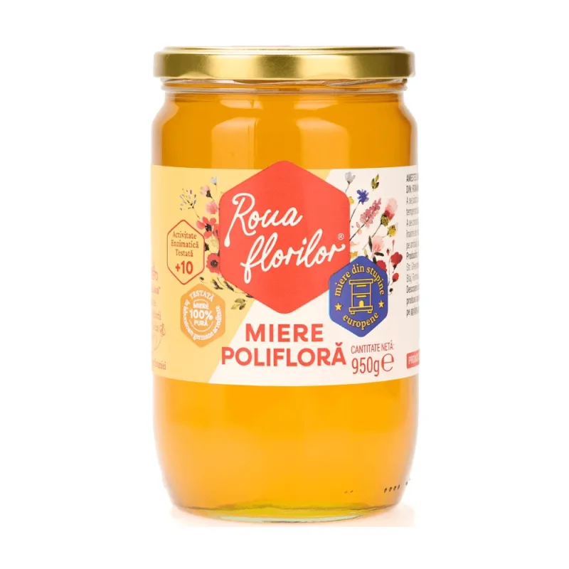 Miere poliflora Roua Florilor, 950 g, Apidava Apidava Cosmetic Line — preț și oferte