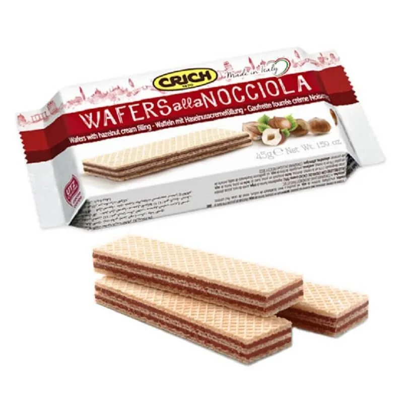 Napolitana cu crema de alune, 45 g, Crich — preț și oferte