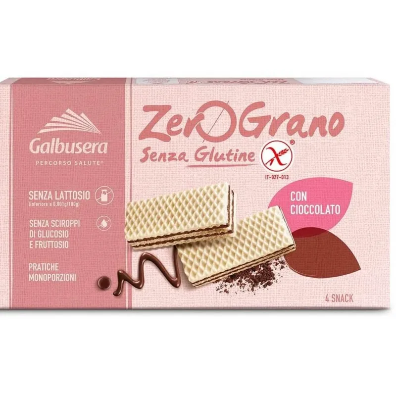 Napolitane cu ciocolata fara gluten, 180 gr, Galbusera — preț și oferte