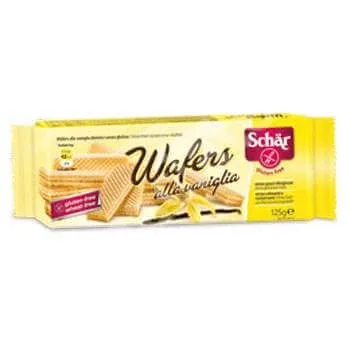 Napolitane cu vanilie fara gluten Wafers Alla Vaniglia, 125 g, Dr. Schar — preț și oferte