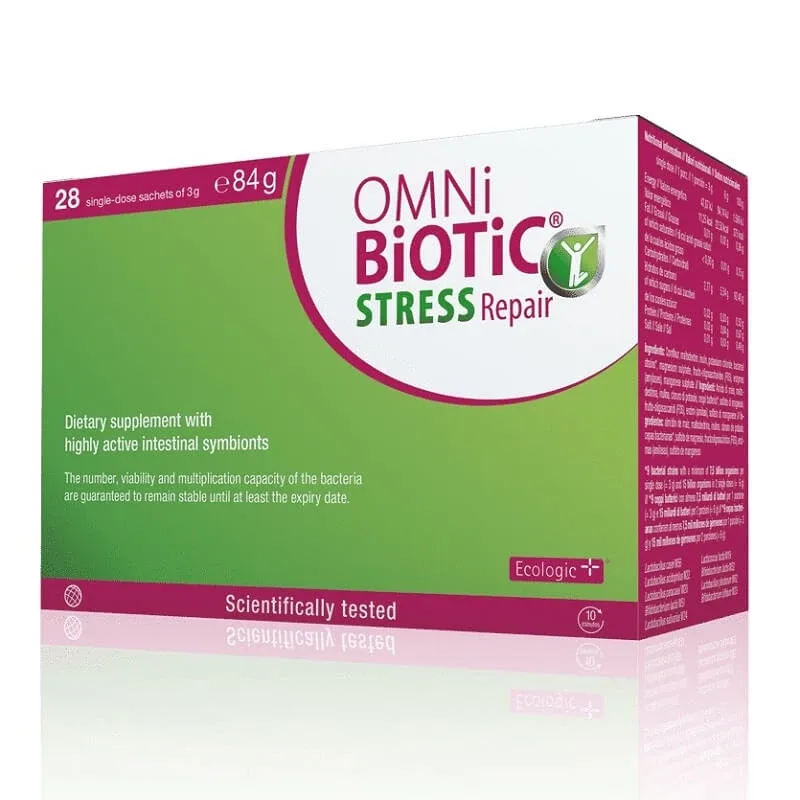 Omni-Biotic Stress Repair, 28 plicuri, Institut AllergoSan (OmniBiotic) — preț și oferte