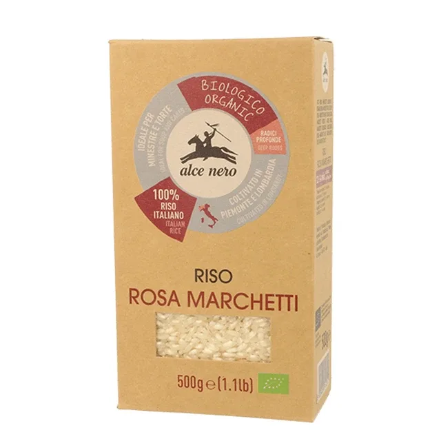 Orez Rosa Marchetti Eco, 500 gr, Alce Nero — preț și oferte