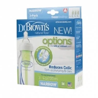 Pachet biberon gat cu ingust PP, 120ml, Dr Browns — preț și oferte