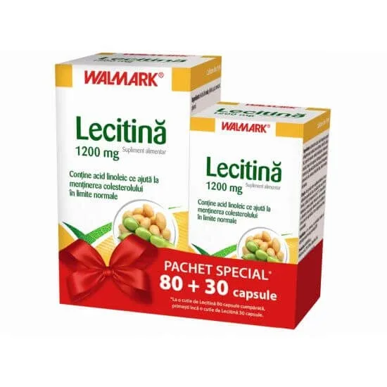 Pachet Lechitina 1200mg, 80   30 capsule, Walmark — preț și oferte
